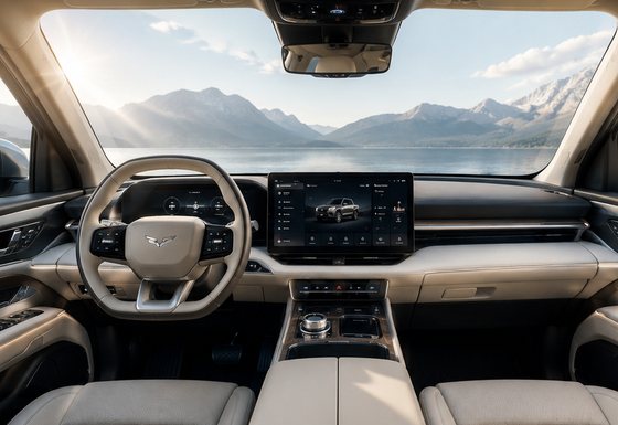 Premium electric vehicle cabin interior